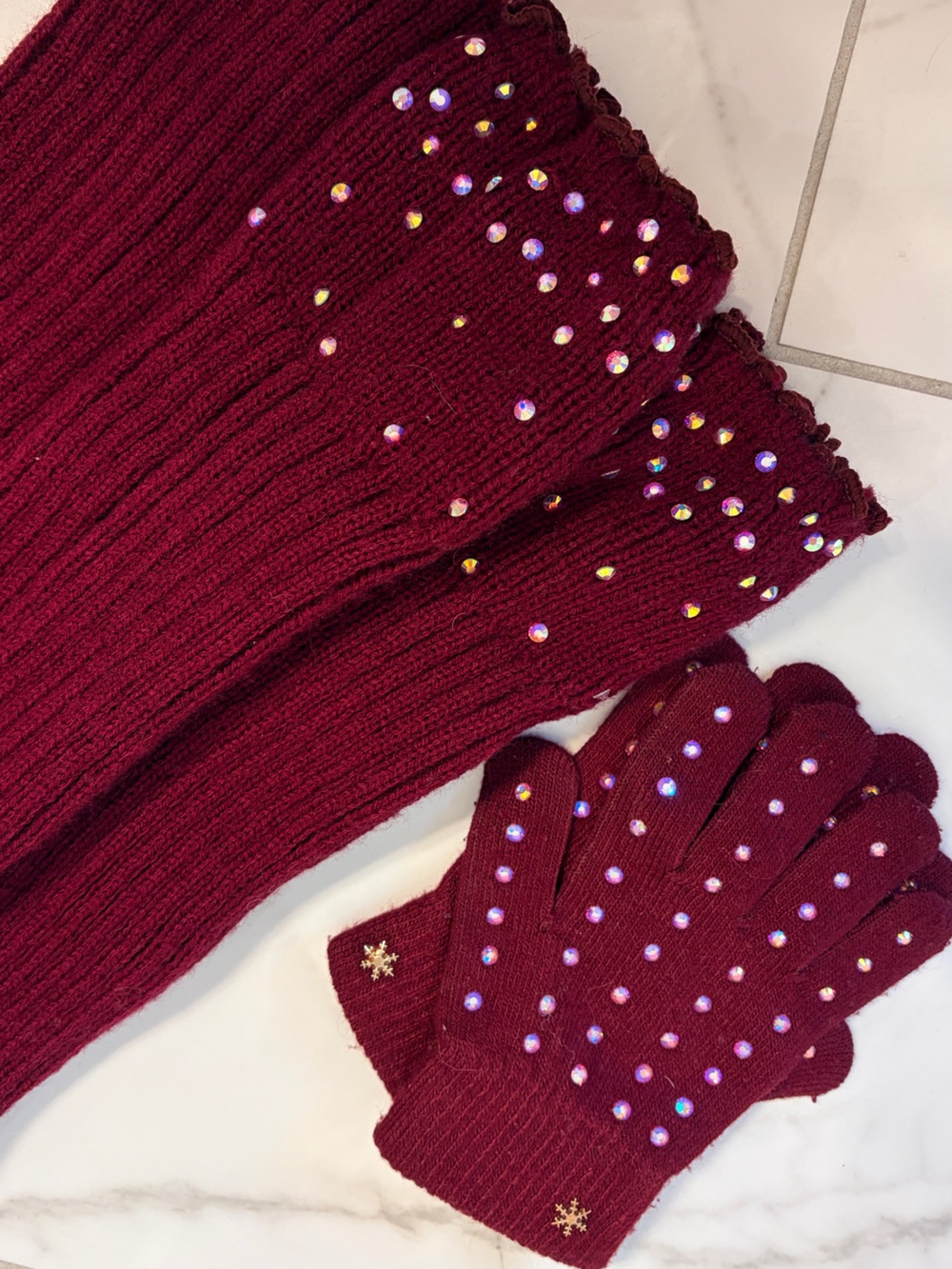 Frozen Couture Leg Warmers & Gloves